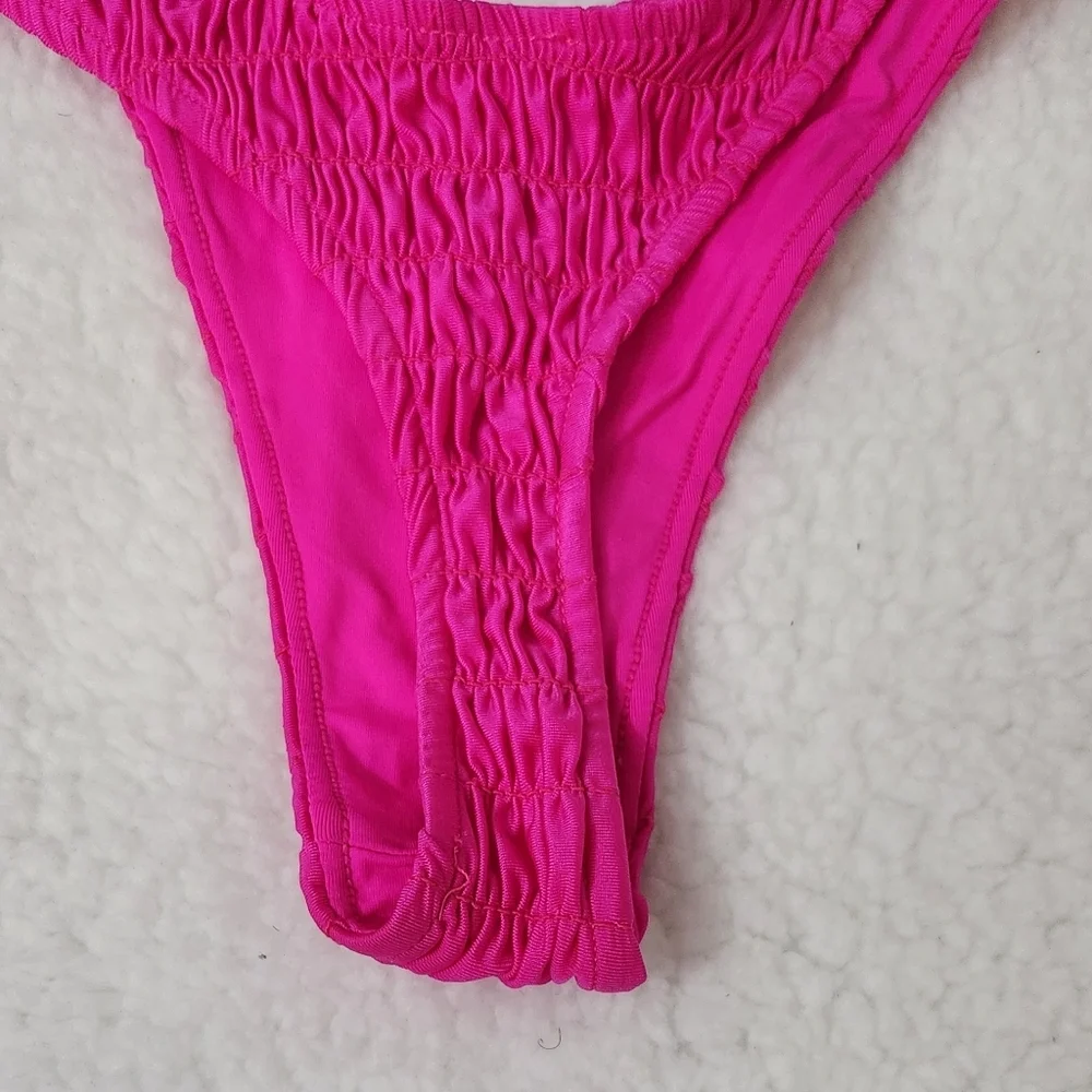 New!Frankie's Bikinis Full Moon‎ Micro Shine Bikini Bottom